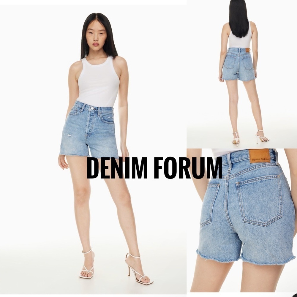 ❤️Denim Forum The Yoko Midi Thigh Short size 27